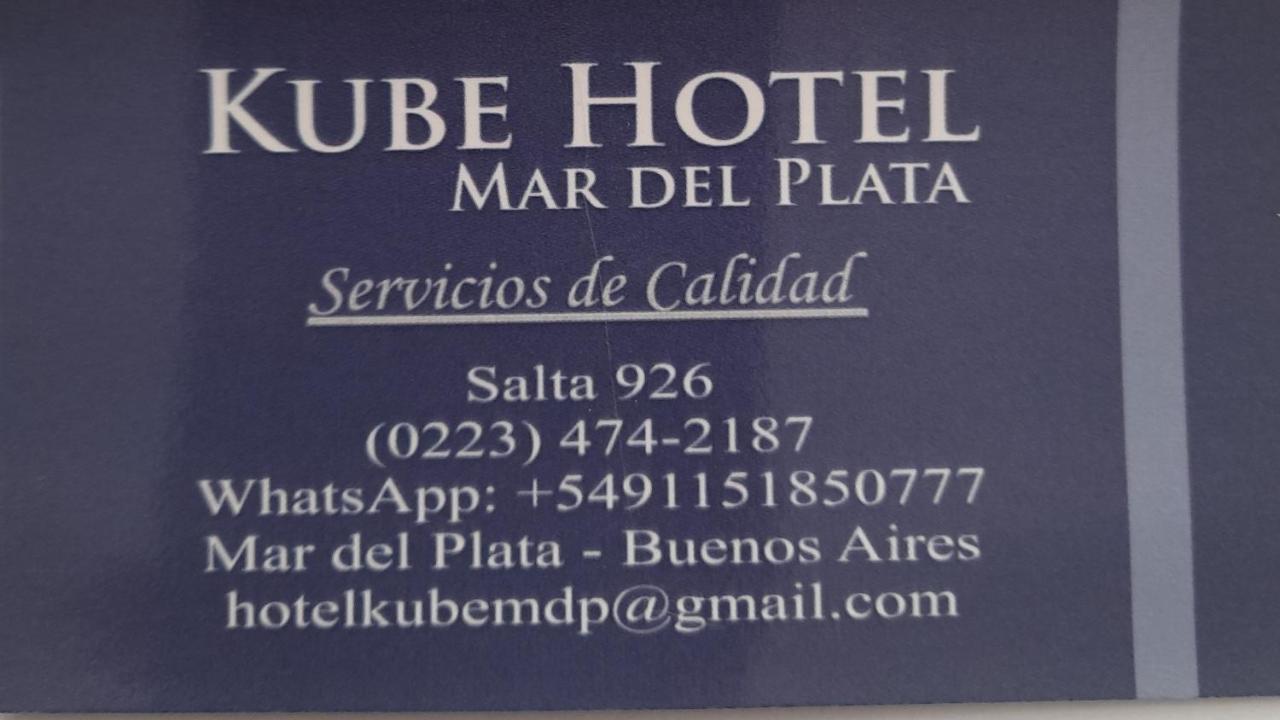 Hotel Kube Mar del Plata Dış mekan fotoğraf
